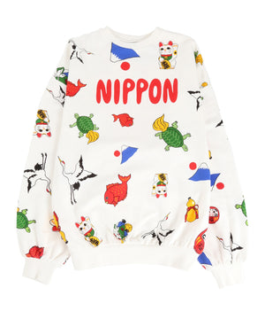 NIPPON総柄スウェット