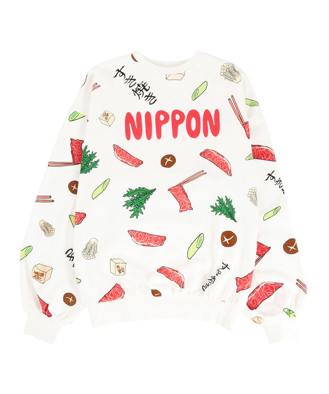 NIPPON総柄スウェット
