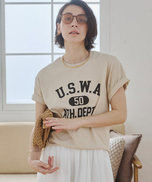 カレッジロゴプリントTee