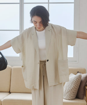 接触冷感半袖ジャケット