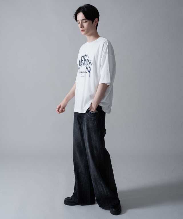 ホワイト　モデル：180㎝　L着用
