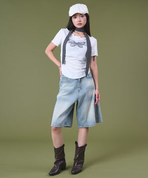 ホワイト モデル：163cm F着用