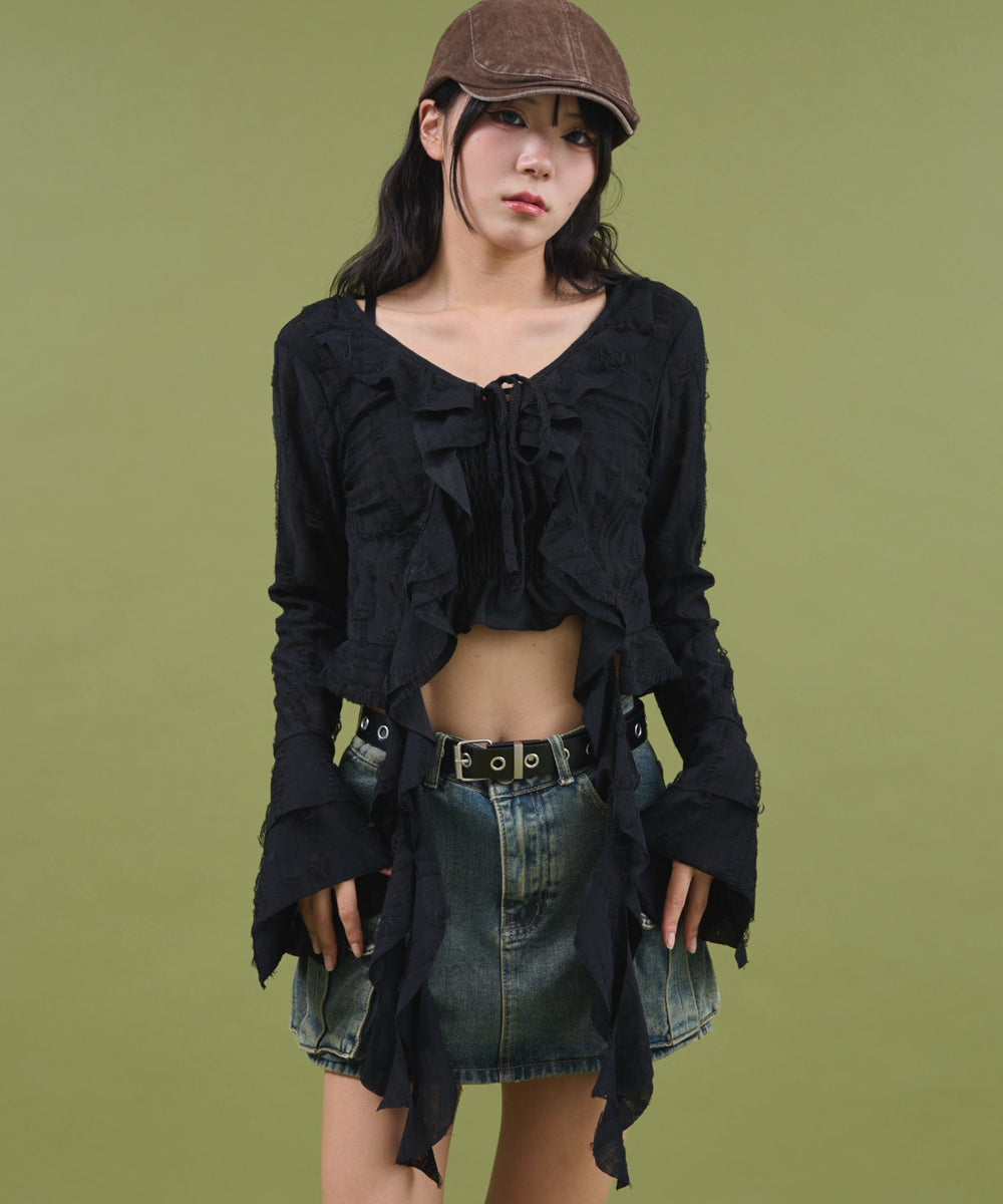 ブラック モデル：160cm F着用