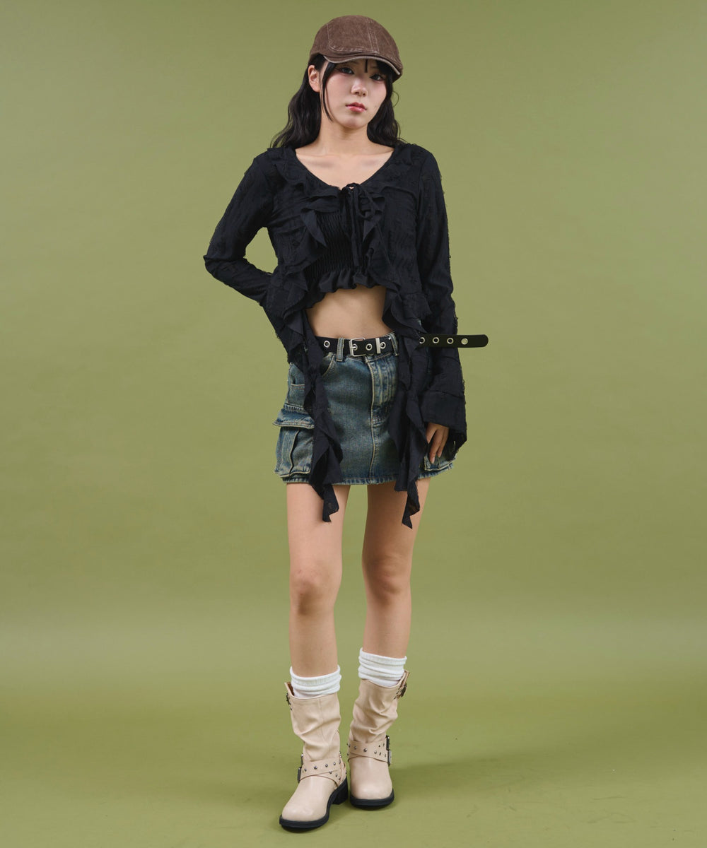 ブラック モデル：160cm F着用