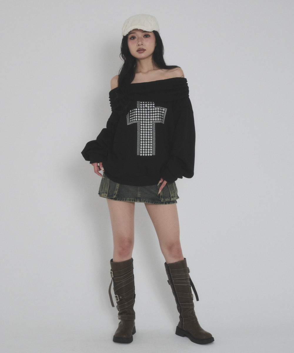 デニム モデル：163cm S着用