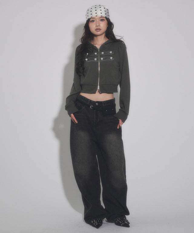 スミクロ モデル：163cm F着用
