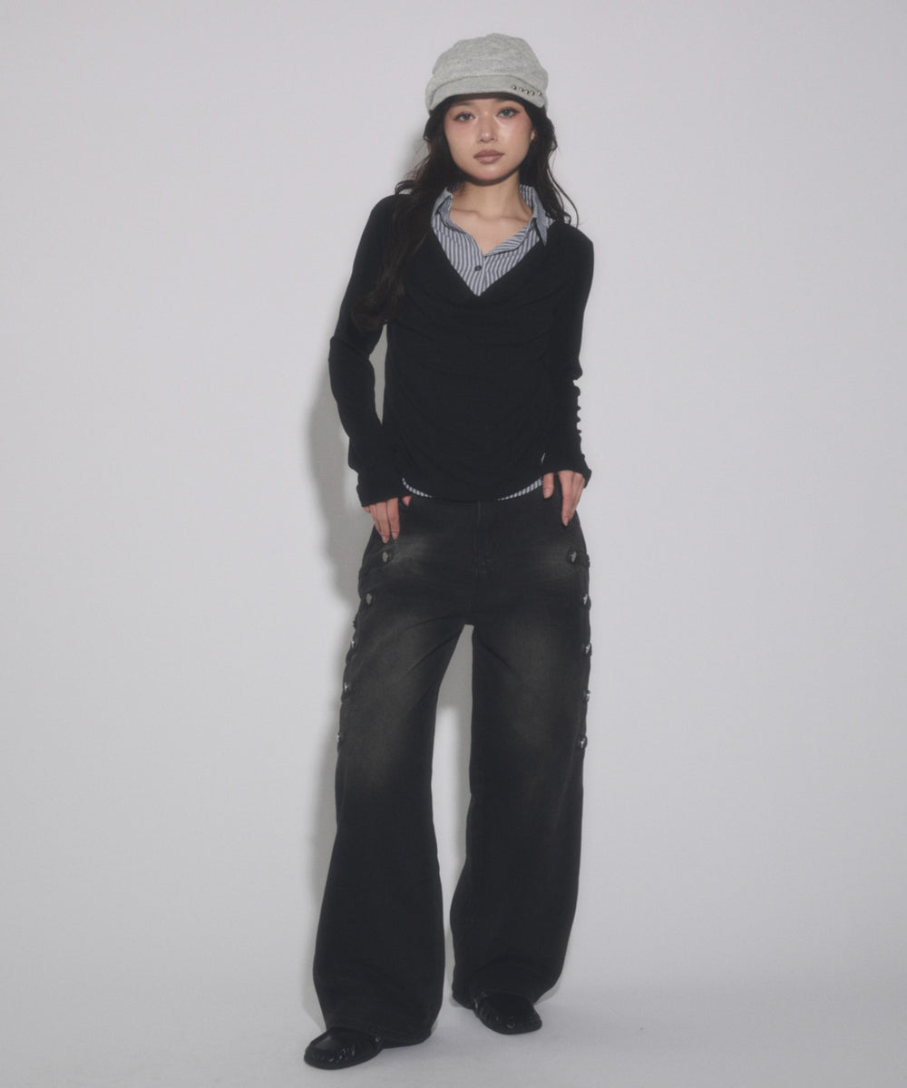 ブラック モデル：163cm F着用