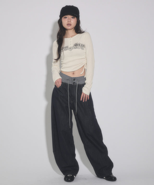 ホワイトアイボリー モデル：163cm F着用