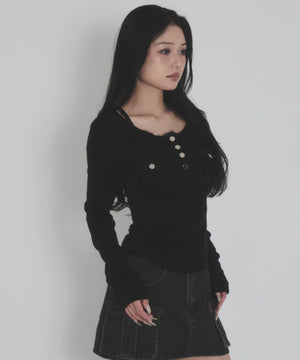 ホワイト モデル：163cm F着用