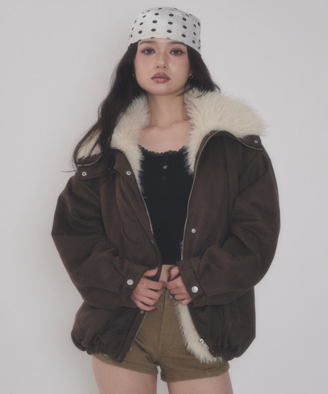 ブラウン モデル：163cm F着用
