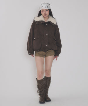 ブラウン モデル：163cm F着用