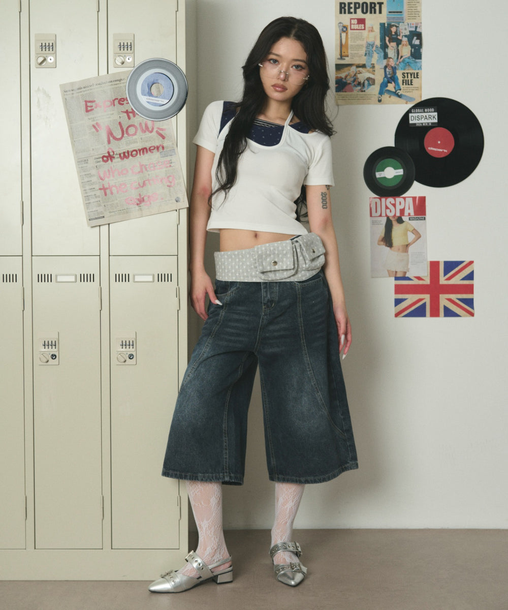 ホワイト モデル：163cm F着用