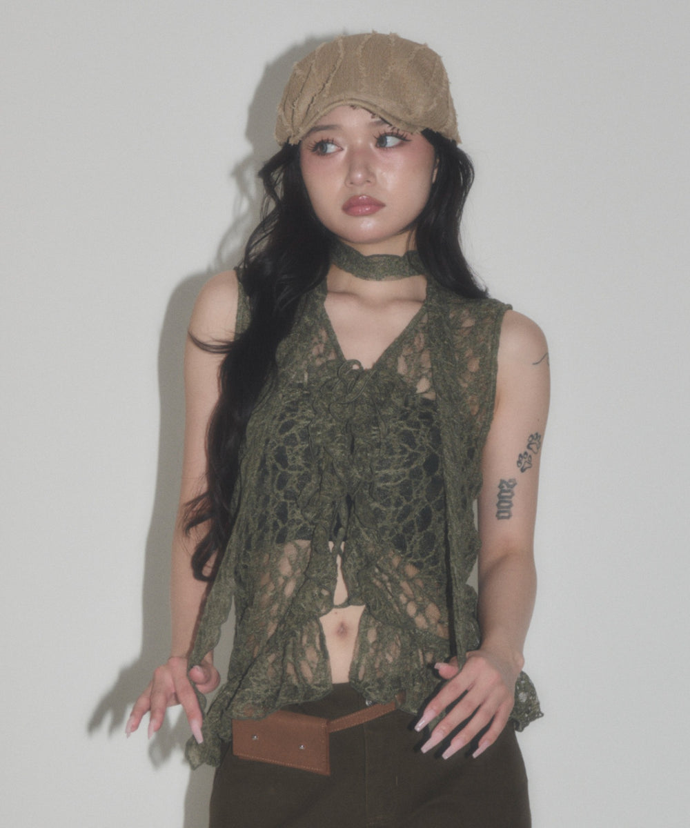 カーキ モデル：163cm F着用