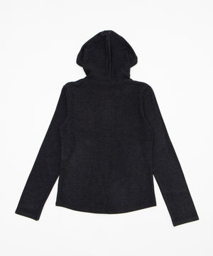 ロゴフロントボタンフーディ
