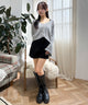 グレー モデル：155cm F着用