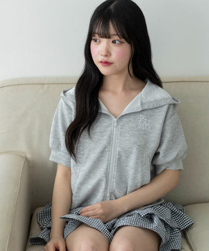 杢グレー モデル：155cm F着用