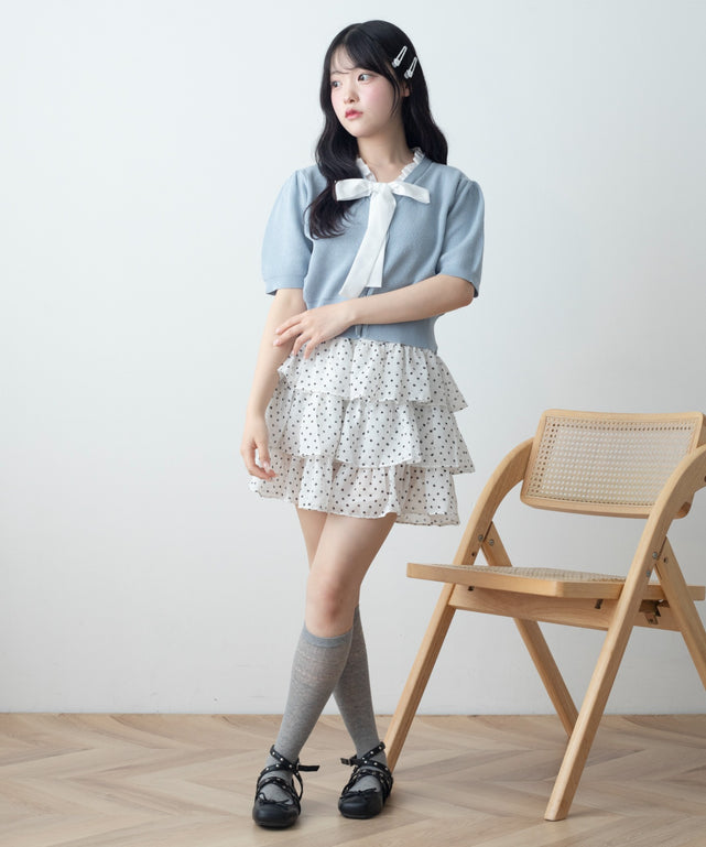 ホワイト モデル：155cm F着用