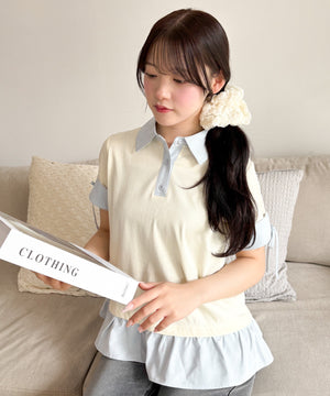 ホワイトアイボリー モデル：155cm F着用