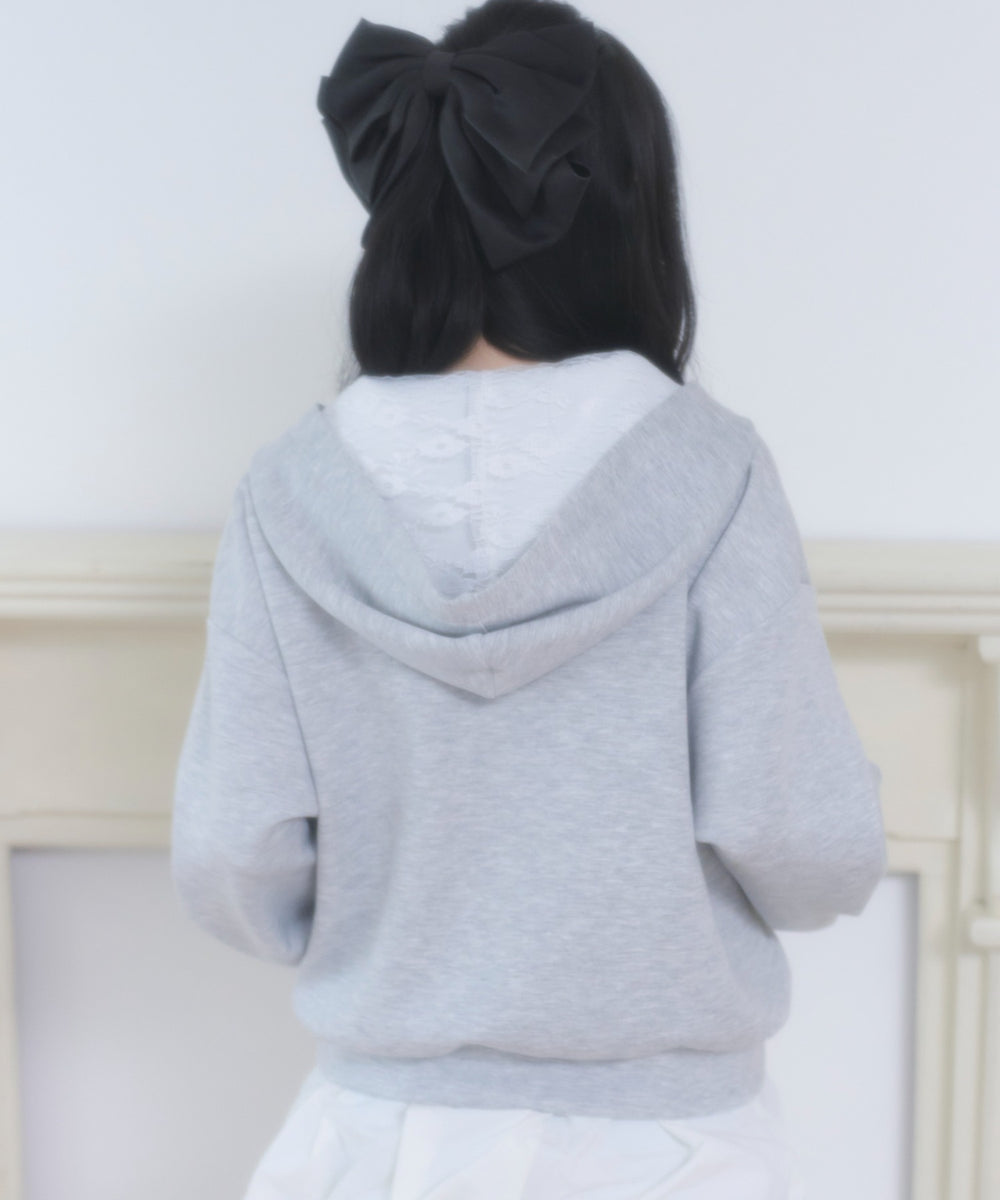 杢グレー モデル：160cm F着用