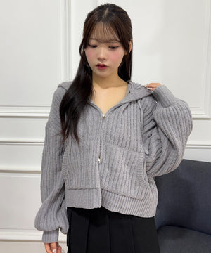 グレー モデルアイボリー：155cm F着用
