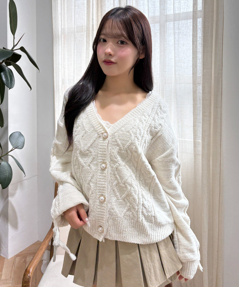 ホワイトアイボリー モデル：155cm F着用
