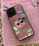richキャットミラーiphoneケース/柄4:iphone15