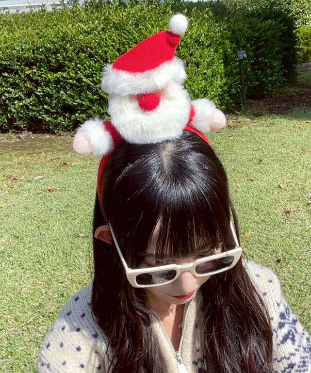 クリスマスイベントカチューシャ/柄１(サンタ)