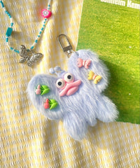 ぱたぱたちょうちょモンスターぬいぐるみキーホルダー