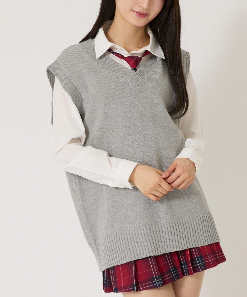 杢グレー モデル:158cm F着用
