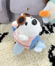 ぶんぶんパイロットdogぬいぐるみキーホルダー/柄２