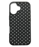 PUドットiphoneケース(ブラック)/柄3:iphone17