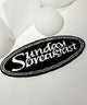 Sunday Breakfastラグ/ブラック