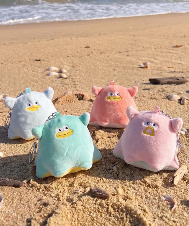 ぷるるん☆めんだこモンスターぬいぐるみキーホルダー