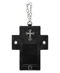 クロスカードホルダーキーホルダー