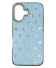 シャイニードットiphoneケース(サックス)/柄2:iphone16