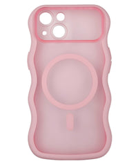 マットウェーブmagsafeiphoneケース(ピンク)