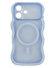 マットウェーブmagsafeiphoneケース(サックス)/柄2:iphone16