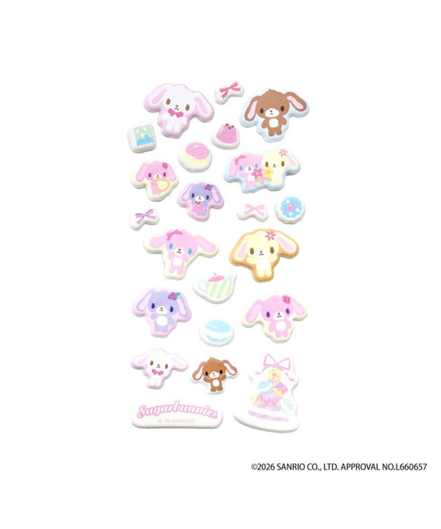 シュガーバニーズ ぷくぷくシール/ティーパーティー