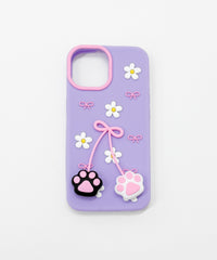 ゆらゆらiphoneケース（パープル）