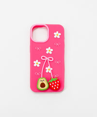 ゆらゆらiphoneケース（ピンク）