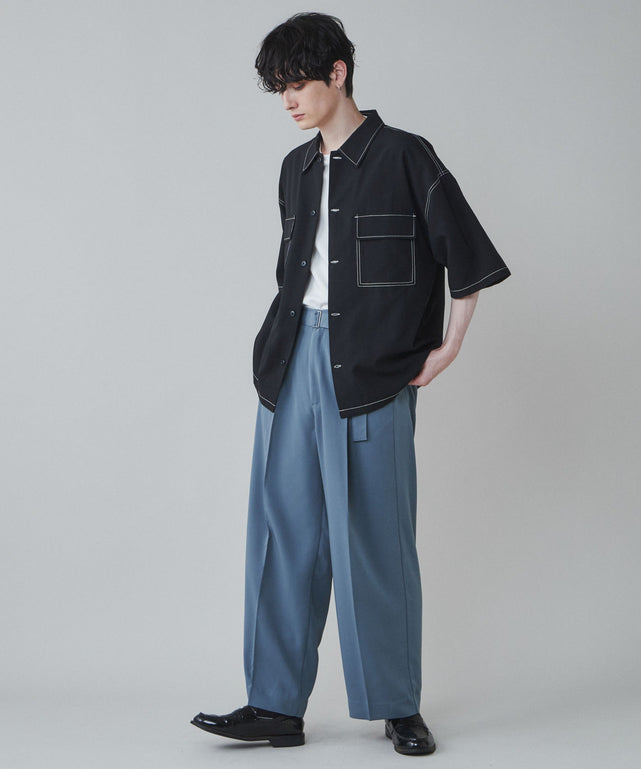 ブルーその他 モデル：180cm L着用
