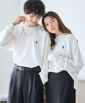 U.S. POLO ASSN.ワンポイント刺繍LST