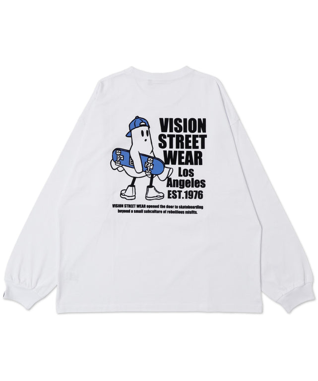 別注VISIONゴーストスケータープリントT（LS）