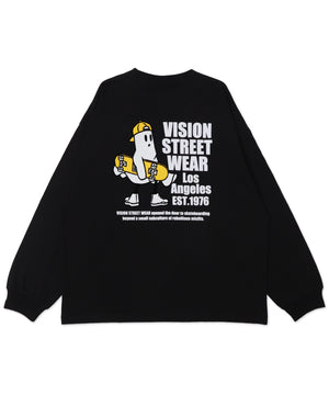 別注VISIONゴーストスケータープリントT（LS）