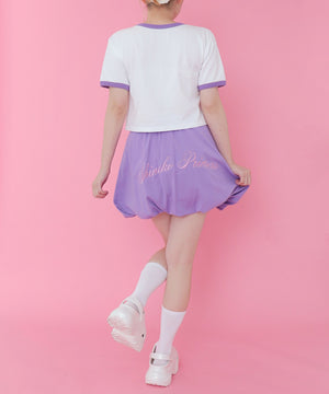 パープル モデル：155cm M着用
