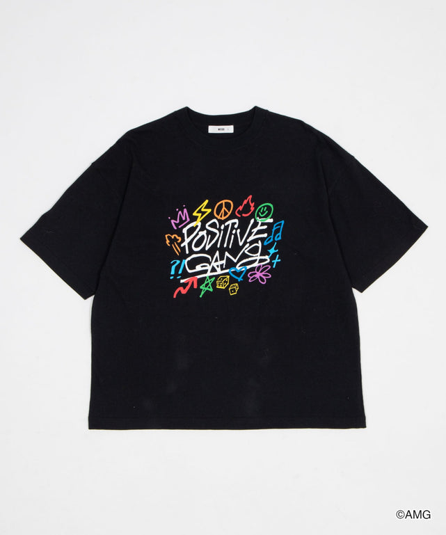 PG×WEGOコラボグラフィックTシャツ/ブラック