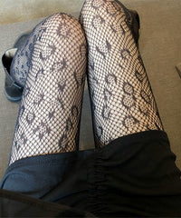 柄アミタイツ