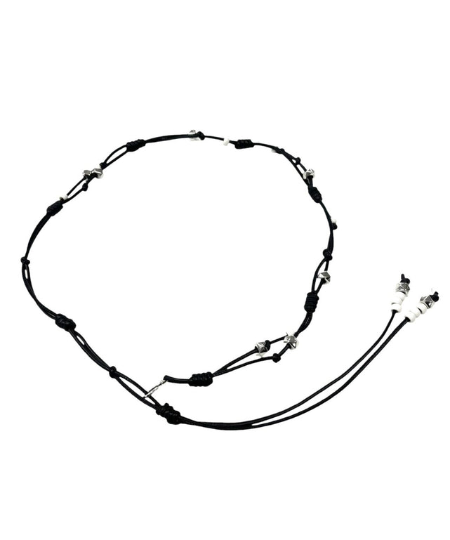 Lビーズコードベルト/ブラック