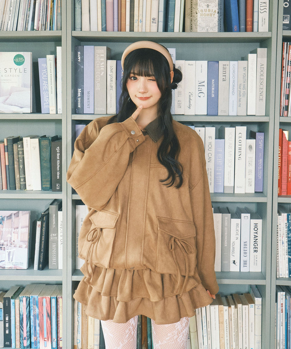 ブラウン モデル：160㎝ F着用