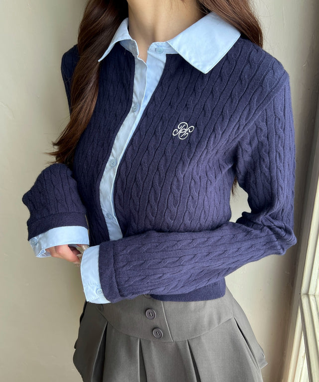 ネイビー モデル：160㎝ F着用